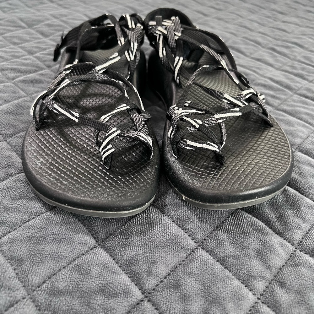 Chaco Strappy Sandals ZX/3 Classic Womens 8 Black Hiking Sport Shoes - Picture 3 of 10